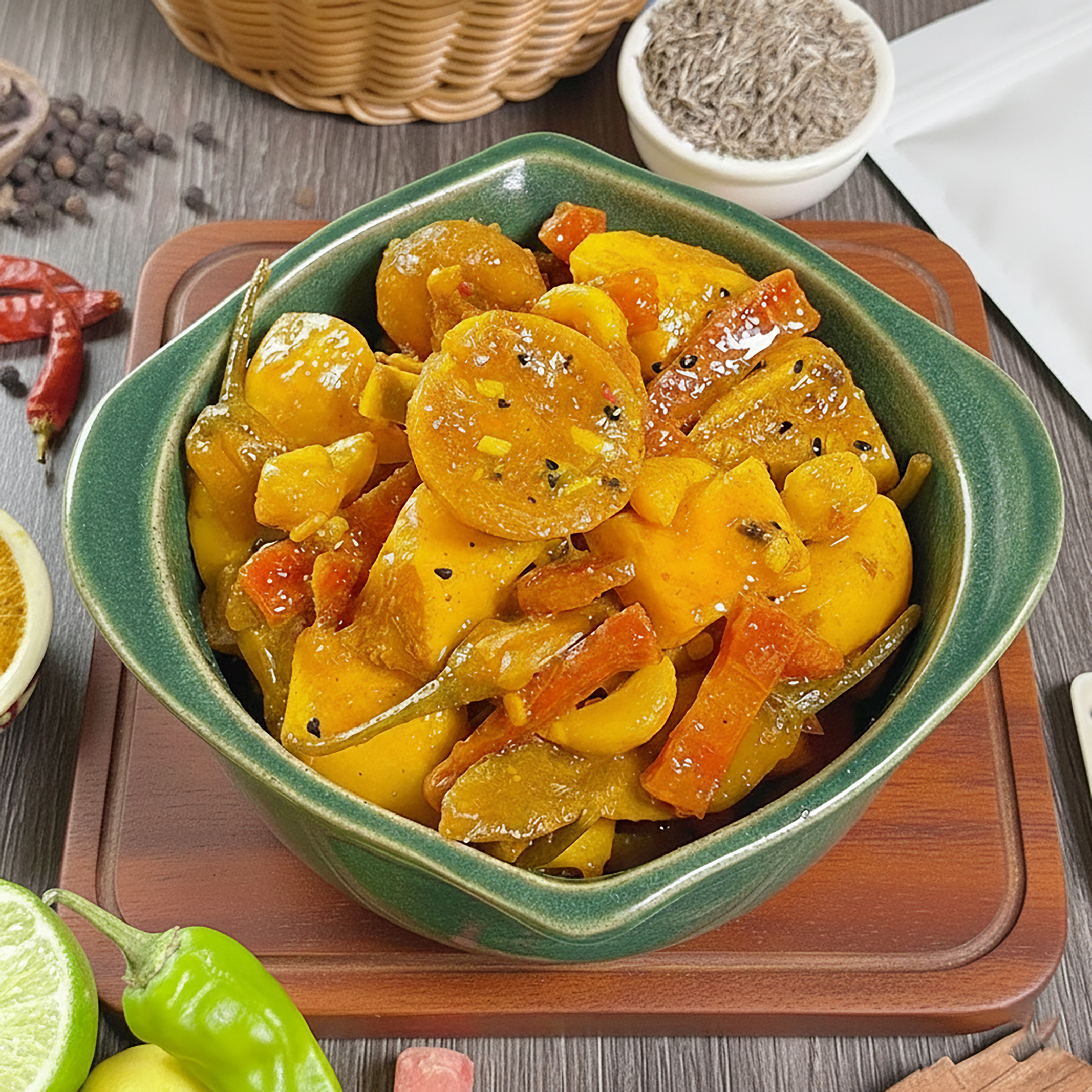 Mix Khatta Meetha Pickle (مکس کھٹا میٹھا اچار) – Homemade Desi Sweet Sour Achar Pakistan