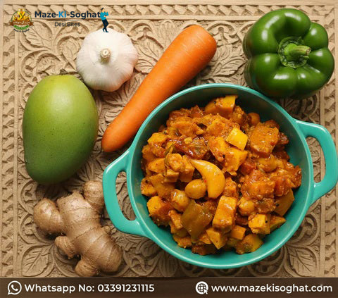 Homemade Shahi Mix Achar (Mixed Pickle) Pakistan – Maze Ki Soghat
