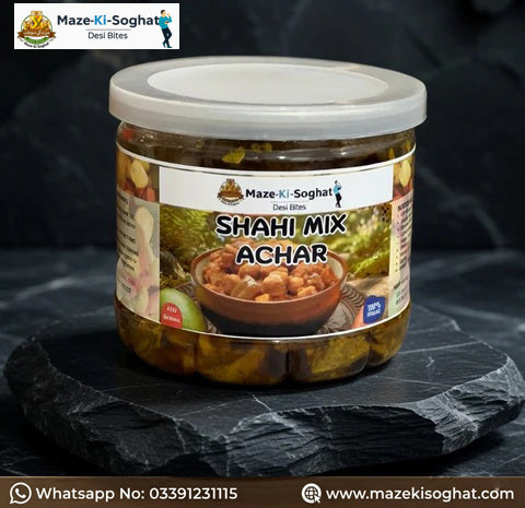 Homemade Shahi Mix Achar (Mixed Pickle) Pakistan – Maze Ki Soghat

