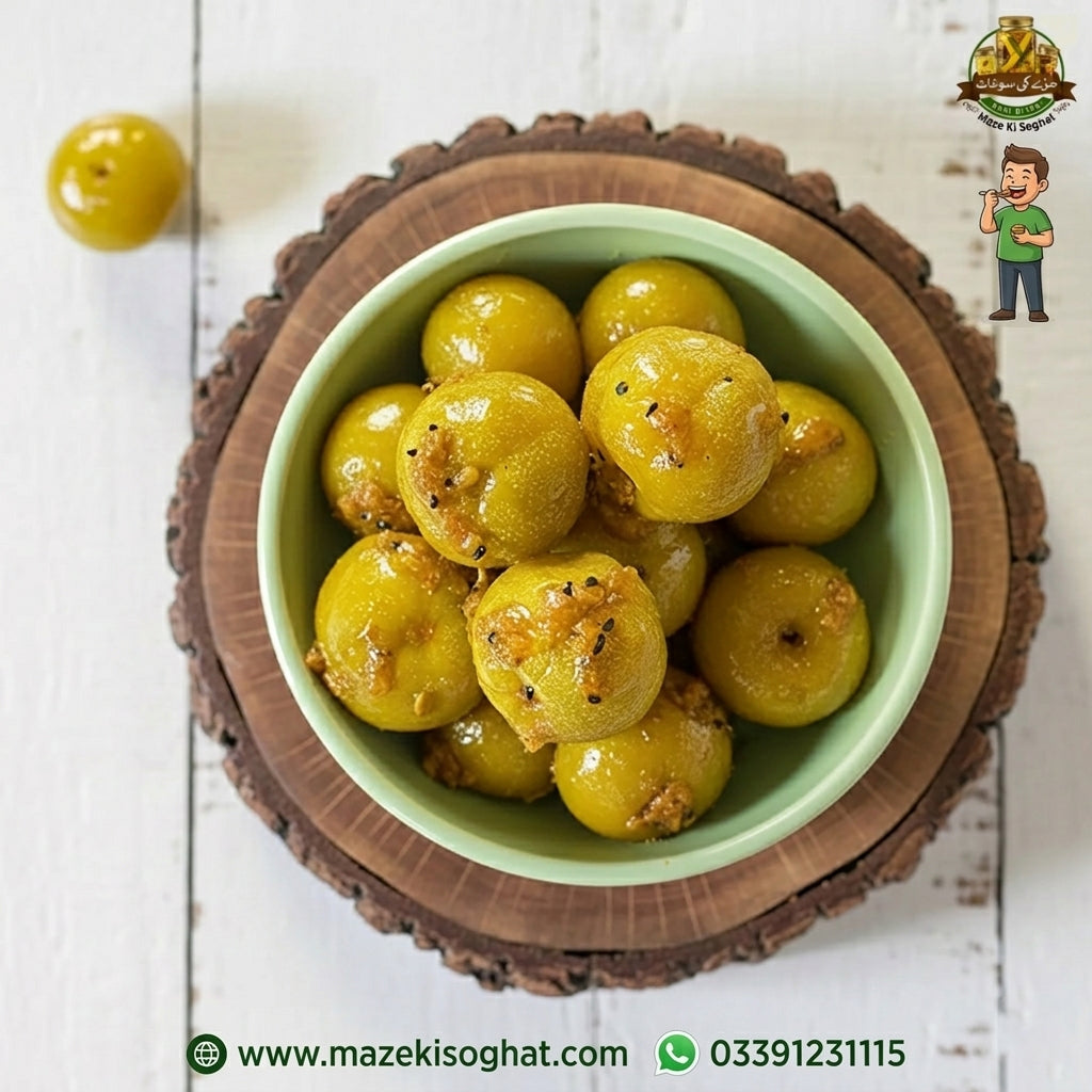 Homemade Amla Pickle (Amla Ka Achar) Pakistan – Maze Ki Soghat
