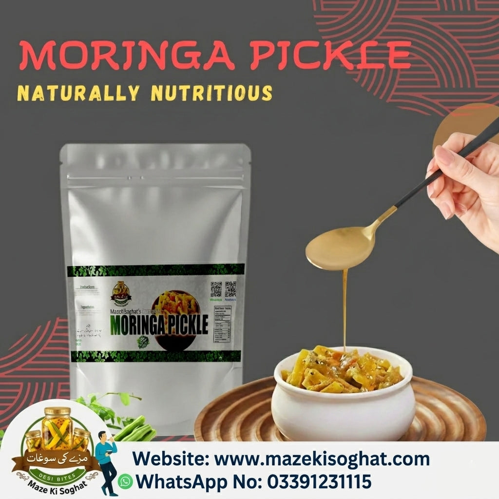 Homemade Moringa Pickle (Sohanjana Achar) Pakistan – Maze Ki Soghat
