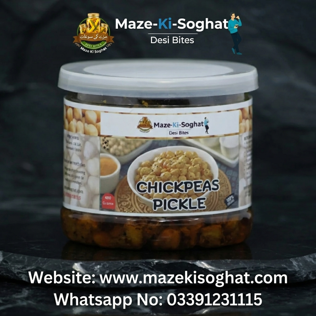 Homemade Chickpeas Pickle (Channa Achar) Pakistan – Maze Ki Soghat
