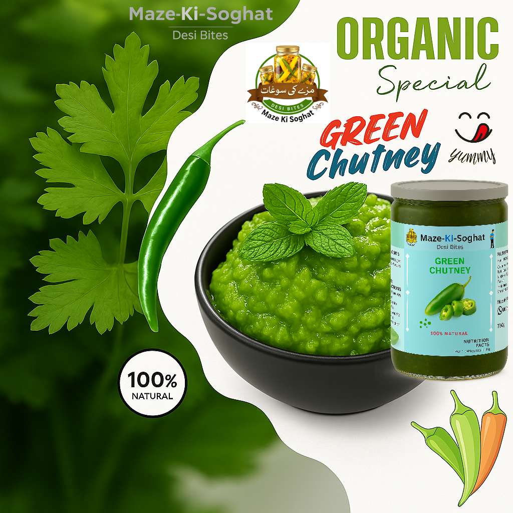 Hari Chutney (ہری چٹنی) – Homemade Desi Mint Coriander Green Chilli Chutney Pakistan