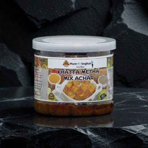 Mix Khatta Meetha Pickle (مکس کھٹا میٹھا اچار) – Homemade Desi Sweet Sour Achar Pakistan