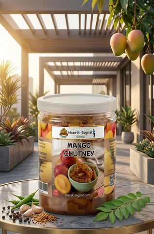 Mango Chutney (آم کی چٹنی) – Homemade Desi Sweet & Spicy Mango Chutney Pakistan