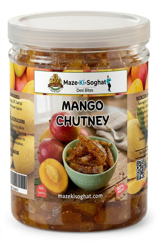 Mango Chutney (آم کی چٹنی) – Homemade Desi Sweet & Spicy Mango Chutney Pakistan