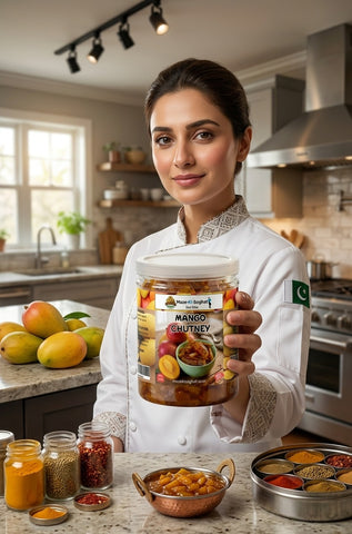 Mango Chutney (آم کی چٹنی) – Homemade Desi Sweet & Spicy Mango Chutney Pakistan