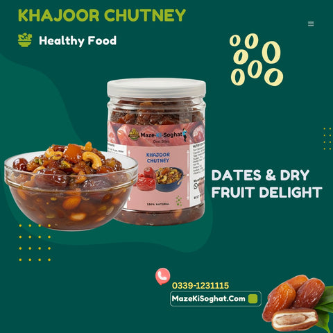 Homemade Khajoor Chutney (Date Chutney) Pakistan – Maze Ki Soghat
