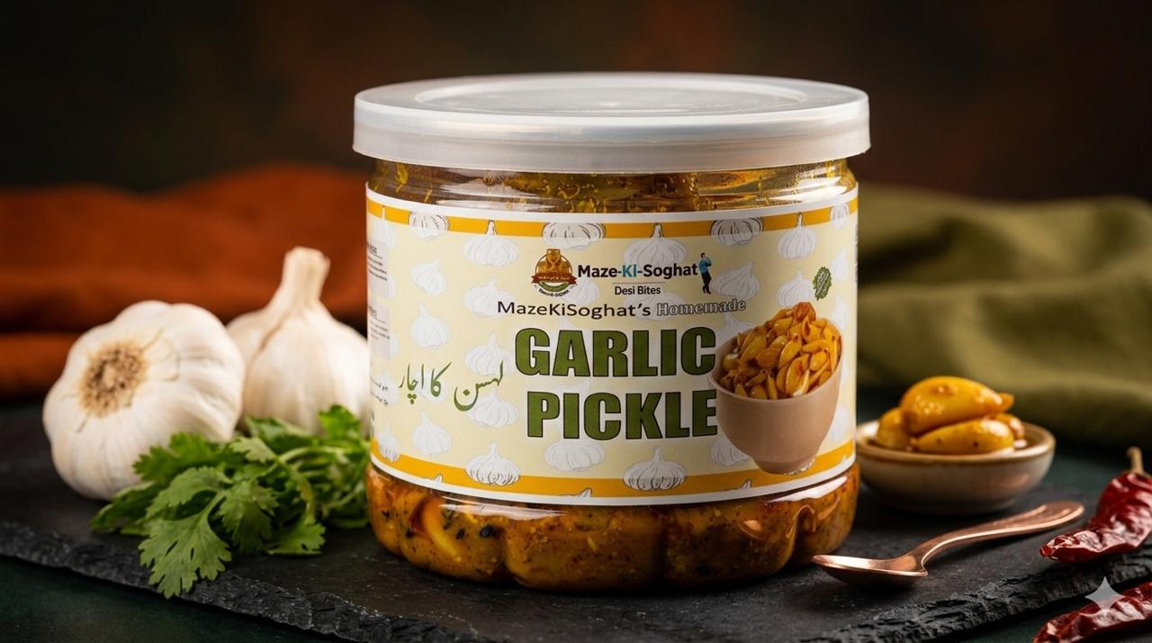 Garlic Pickle (لہسن کا اچار)
