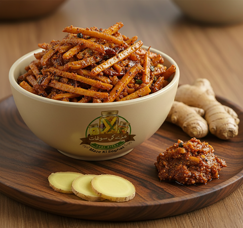 Ginger Pickle (ادرک کا اچار) – Homemade Desi Adrak Achar Pakistan