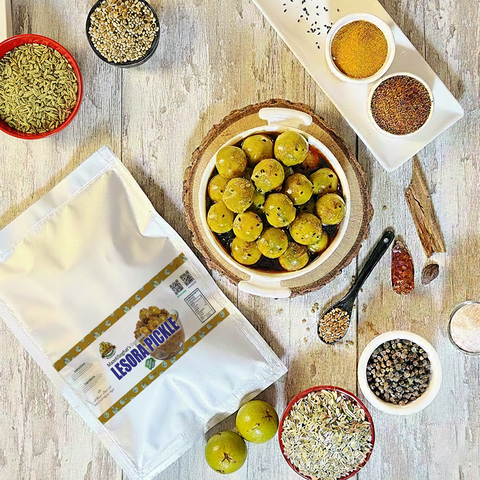 Lahori Lasoora Pickle (لاہوری لسوڑا اچار)