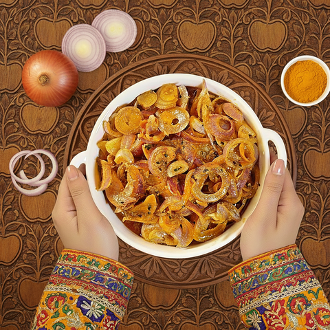 Onion Pickle (پیاز کا اچار) – Homemade Desi Pyaz Ka Achar Pakistan